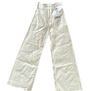 - Zara The Marine Straight Pants Offwhite NWT